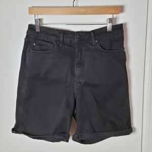 Judy Blue High Waist Tummy Control Black Shorts | Judy Blue | Size XL